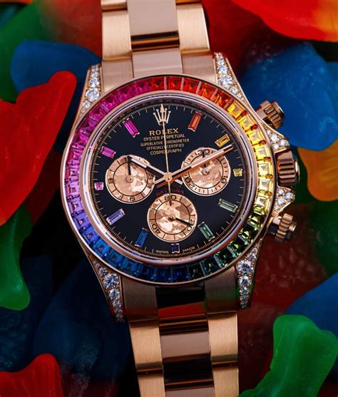 rolex rainbiw|Rolex daytona rainbow 2022 price.